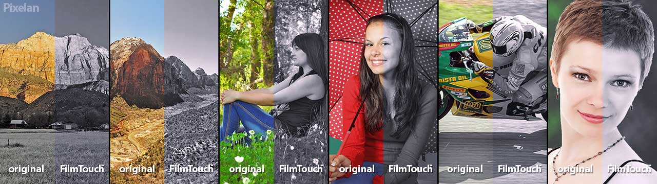 FilmTouch film look effects -- preset example