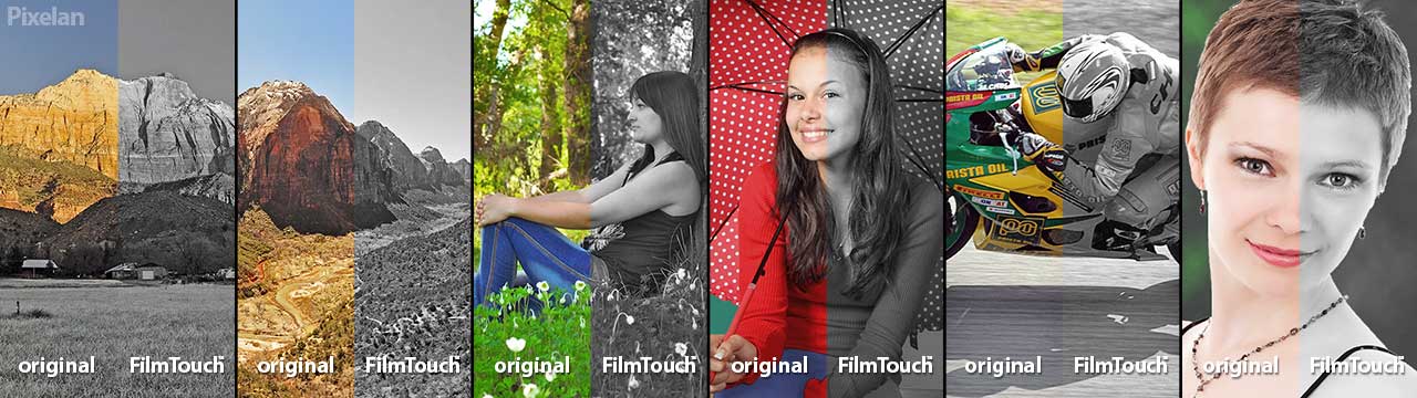 FilmTouch film look effects -- preset example